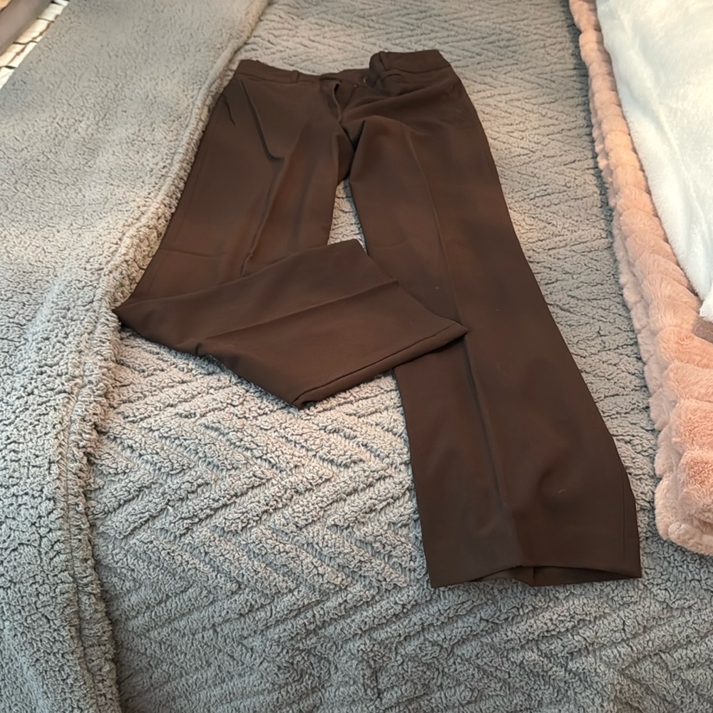 dressbarn Women's Chocolate Brown Pants